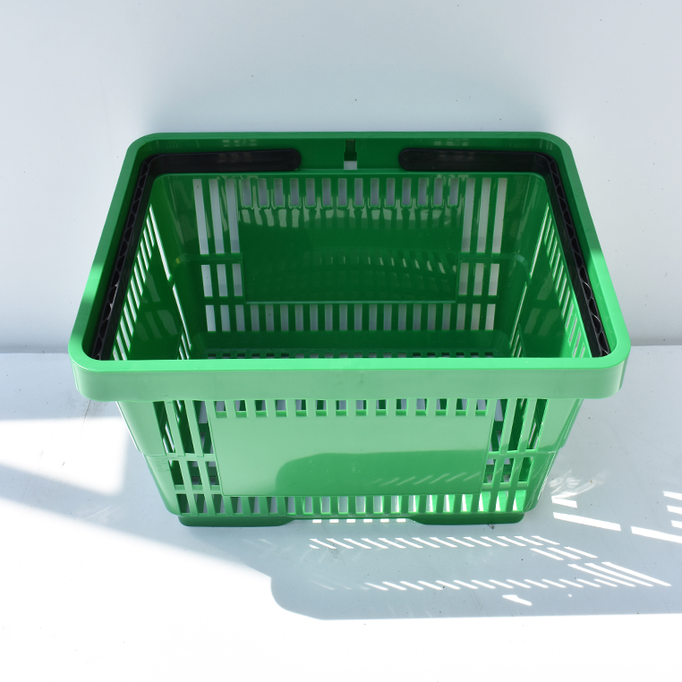 Koszyk sklepowy zakupowy zielony
