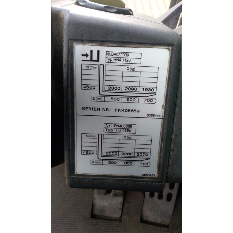 Wózek widłowy Jungheinrich TFG 425s 2,5t 4,5m 2010r LPG sztaplarka