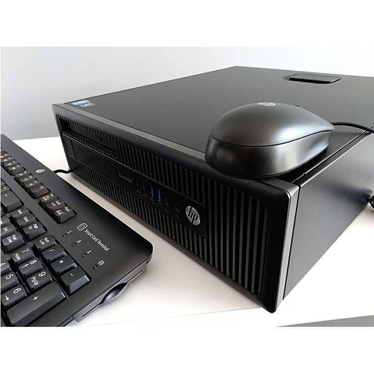 HP EliteDesk 800 G1 i5-4570 4GB 500GB Win7Pro   Monitor HP 22"