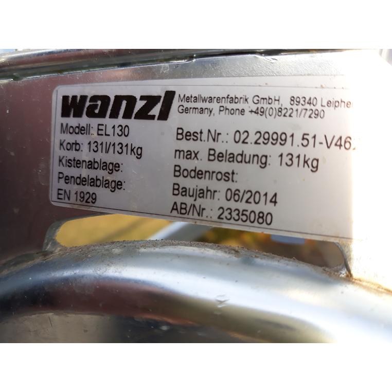 Wózek marketowy sklepowy130 litrów Wanzl P130