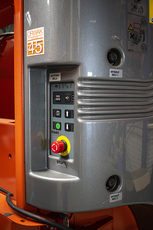 Belownica Orwak Power 3420 panel sterowania