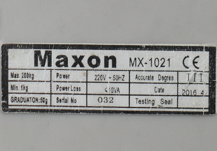 Waga platformowa MAXON MX-1021