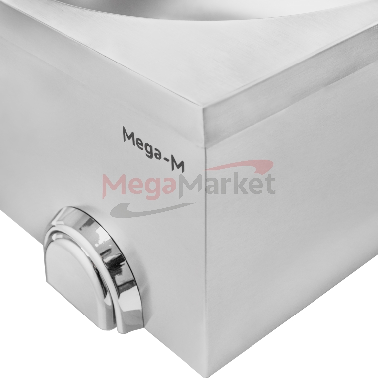 Umywalka kolanowa jednokomorowa bezdotykowa Mega-M 40x40x22,5(H) MM-C400501 stal nierdzewna