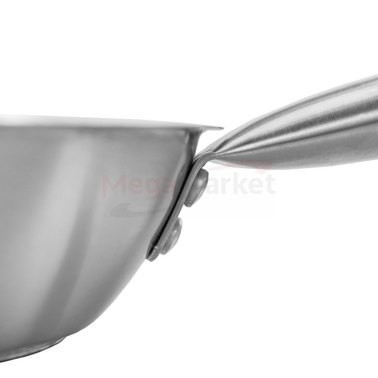 Patelnia gastronomiczna Mega-M MM-B300102 ⌀22 cm ze stali nierdzewnej