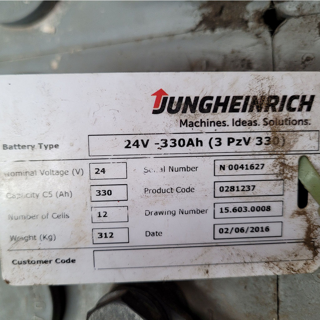 Wózek podnośnikowy Jungheinrich EJC216 4,3m 1600kg