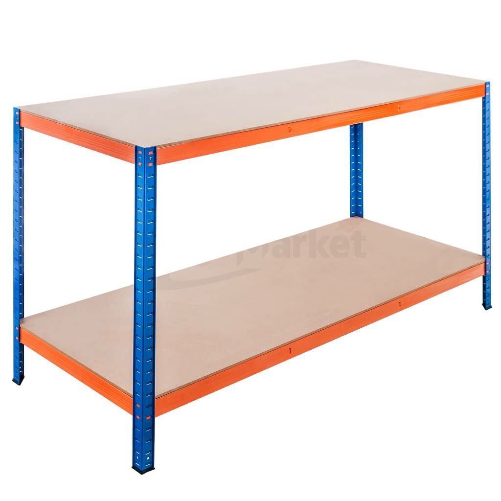 Stół warsztatowy 2-poziomowy Mega-M 90x150x60 300kg