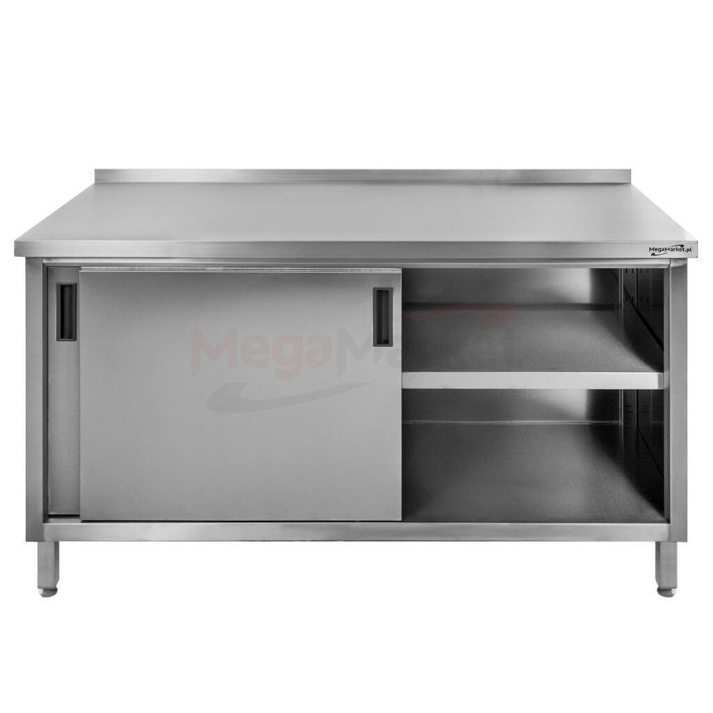 Stół roboczy spawany przyścienny Mega-M 150x70x85 do gastronomii