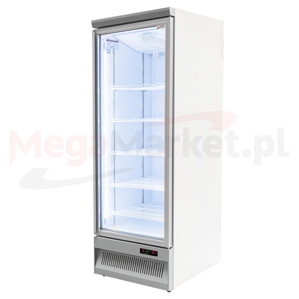 Witryna szafa chłodnicza ekspozycyjna firmy Mega-M Diego i75 white 5 półek