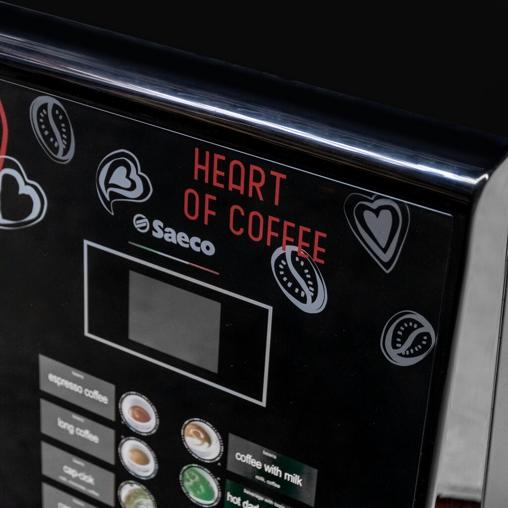 Wyświetlacz LCD w Ekspresie automatyczny ciśnieniowy Saeco Heart of Coffee